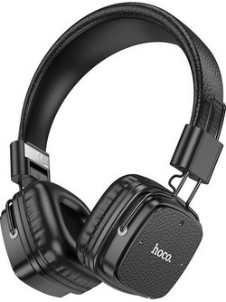 Hoco W56 Ασύρματα Bluetooth Ακουστικά On Ear Μαύρα