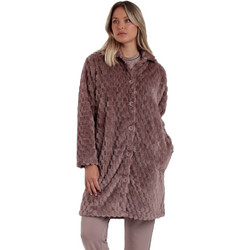 Admas Γυναικεία Ρόμπα Χειμωνιάτικη Fleece Καφέ 67155