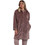 Admas Γυναικεία Ρόμπα Χειμωνιάτικη Fleece Καφέ 67155