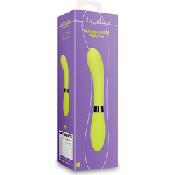 Loveline Silicone G-Spot Vibrator Δονητής G-Spot Lime Passion