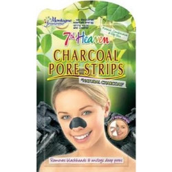 7th Heaven Charcoal Επιθέματα Μύτης για Μαύρα Στίγματα με Άνθρακα 3τμχ
