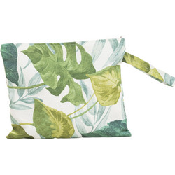 Beauty Home Tropical Leaves 850950 Γυναικείο Νεσεσέρ Παραλίας 29x25cm Πράσινο