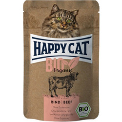 Happy Cat Adult Bio Organic with Beef in Gravy 85gr