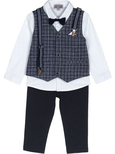 Joyce Παιδικό Κοστούμι για Αγόρι Λευκό Navy Μπλε 2494902-01