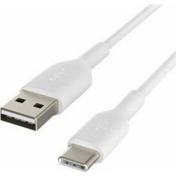 Belkin USB-A to USB-C 0.15m White 0745883788477