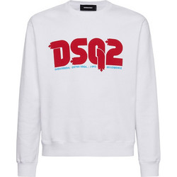 Dsquared2 Cool Fit Ανδρικό Φούτερ Λευκό S71GU0683S25516-100