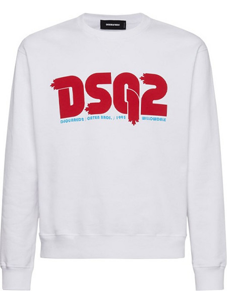 Dsquared2 Cool Fit Ανδρικό Φούτερ Λευκό S71GU0683S25516-100