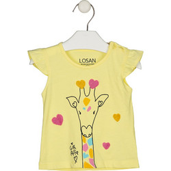 Losan Παιδικό T-Shirt Κοντομάνικο Κίτρινο 218-1201AL-Y