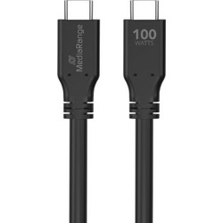 MediaRange USB-C to USB-C 100W 3m Black MRCS218