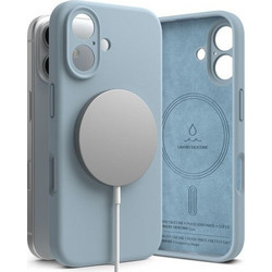 Ringke Silicone Magnetic MagSafe Back Cover Blue (iPhone 16)