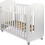 Interbaby Nature Πολυμορφική Κούνια για Στρώμα 60x120cm Λευκή + Προίκα Μπλε L91776A-1