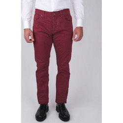 Scotch & Soda Ανδρικό Τζιν Παντελόνι Κανονική Εφαρμογή Μπορντό 100139-0021