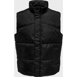 Only & Sons Αμάνικο Ανδρικό Μπουφάν Puffer Μαύρο 22029061