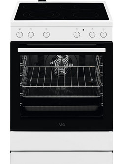 AEG CCB6400NBW Κουζίνα Ηλεκτρική 73lt με Κεραμικές Εστίες 59.6cm