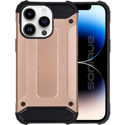 Sonique Heavy Armor Back Cover Rose Gold (iPhone 13 Pro)