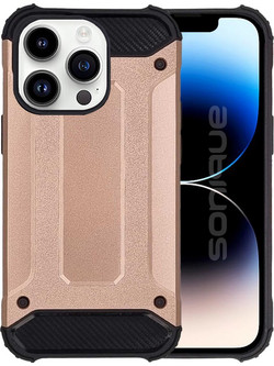 Sonique Heavy Armor Back Cover Rose Gold (iPhone 13 Pro)