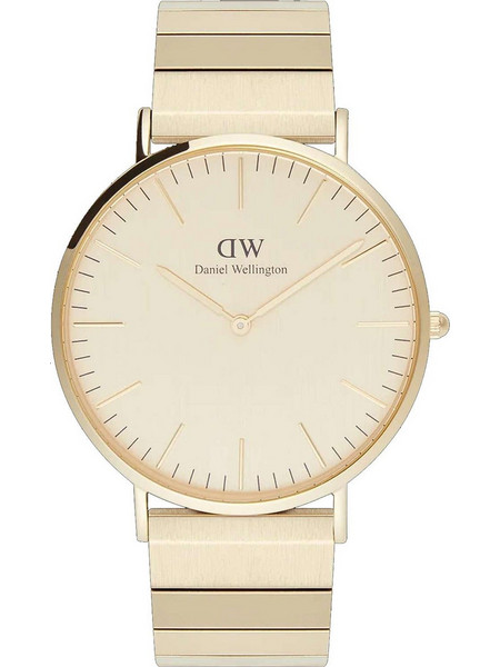 Daniel Wellington Piano Link Ανδρικό Ρολόι με Χρυσό Μεταλλικό Μπρασελέ DW00100779