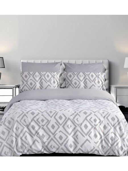 Makis Tselios Σετ Πάπλωμα King Size 240x250 Romvos 02 Grey