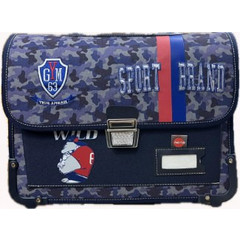 Lyc Sac Σχολική Τσάντα Ώμου Δημοτικού Navy Μπλε 5203592412380
