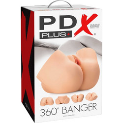 Pipedream PDX Plus 360 Banger Κολπικό & Πρωκτικό Αυνανιστήρι Light
