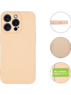 Sonique My Colors Silicone Back Cover Pink (iPhone 15 Pro Max)
