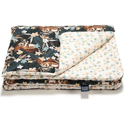 La Millou Pretty Barbara Βρεφικό Πάπλωμα Λίκνου 100x80cm Navy Μπλε Μπεζ