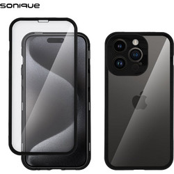 Sonique 360 Full Protector Cover Black (iPhone 15 Pro)