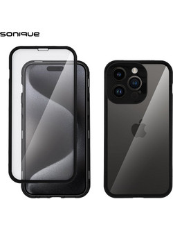 Sonique 360 Full Protector Cover Black (iPhone 15 Pro)