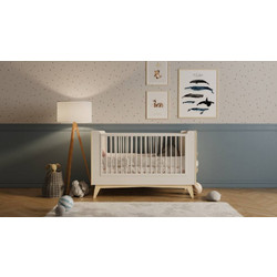 Bellamy So Sixty Πολυμορφική Κούνια για Στρώμα 70x140cm Λευκή