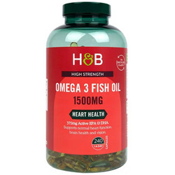 Holland & Barrett Omega 3 Ιχθυέλαιο 1500mg 240 Κάψουλες