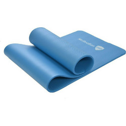 MotivationPro Στρώμα Γυμναστικής Yoga / Pilates Μπλε με Ιμάντα Μεταφοράς 183x61x1cm