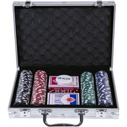 Σετ 200 Αριθμημένες Μάρκες Poker σε Βαλίτσα με 2 Τράπουλες 5205486176774