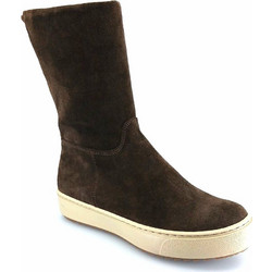 Boxer Γυναικεία Μποτάκια Χιονιού Πλατφόρμα Suede Σοκολατί 54078-60-114