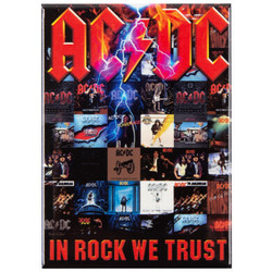 Aquarius AC/DC In Rock We Trust Τράπουλα Πλαστικοποιημένη Μαύρη 840391140806