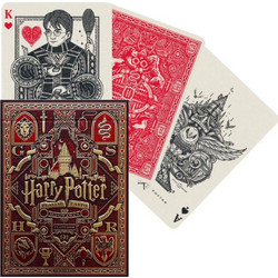 Theory11 Harry Potter Gryffindor Τράπουλα Πλαστική Μπορντό T1158