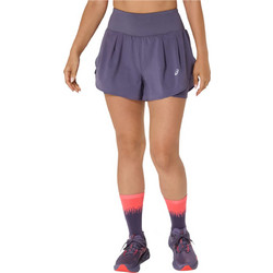 ASICS Road 2-In-1 Αθλητικό Γυναικείο Σορτς Ψηλόμεσο Μωβ 2012C975-500