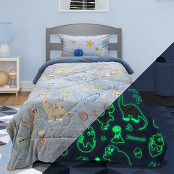 Lino Home Παιδικό Κουβερτοπάπλωμα Μονό Φωσφοριζέ 160x220 Volcano