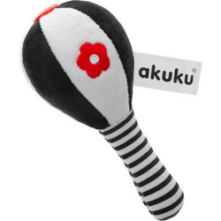Akuku Υφασμάτινη Κουδουνίστρα Μαράκα για Νεογέννητα