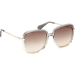 Max & Co MO0083-20F Γυναικεία Γυαλιά Ηλίου Τετράγωνα Καφέ Χρυσό με Καφέ Degradee Φακό
