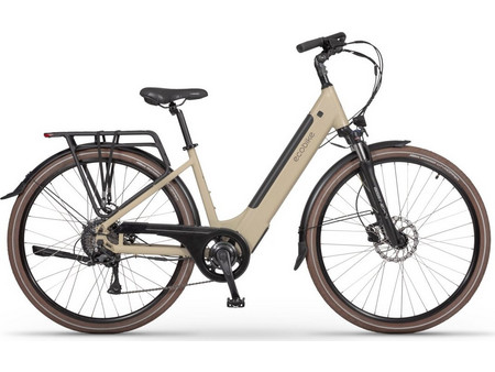 ECOBIKE X-City 2025 Ηλεκτρικό Ποδήλατο Πόλης 28" 250W με 8 Ταχύτητες και Δισκόφρενα Μπεζ