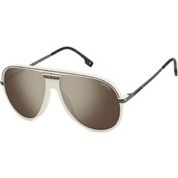 Carrera CA06S SZJT4 Ανδρικά Γυαλιά Ηλίου Aviator Μεταλλικά Ασημί με Μαύρο Φακό