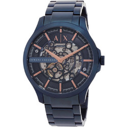 Armani Exchange Ανδρικό Ρολόι Αυτόματο με Μπλε Μεταλλικό Μπρασελέ AX2457