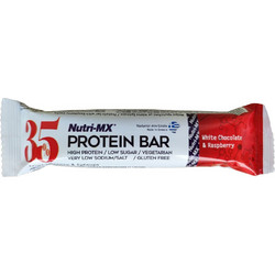 Nutri-MX 35% Protein Bar White Chocolate Raspberry 80gr 12τμχ