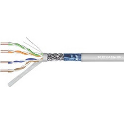 TOPELCOM S/FTP Cat.5e Καλώδιο Δικτύου Ethernet 1m Grey 02.004.0075