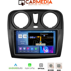 Carmedia CMDU4095-4 Dacia Dokker 2012+ Ηχοσύστημα Αυτοκινήτου με Οθόνη Αφής Bluetooth & GPS