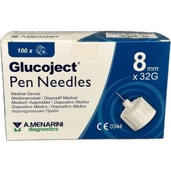 Menarini Glucoject Βελόνες Ινσουλίνης 32G 8mm 100τμχ