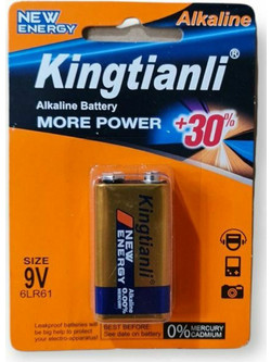 Kingtianli Alkaline 9V 1τμχ