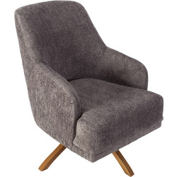 Artekko Μπερζέρα Περιστρεφόμενη Γκρι Oslo ARTEKKO783-6329