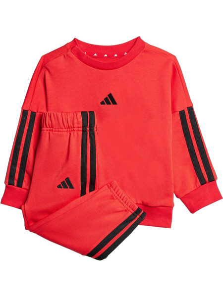 Adidas Παιδικό Σετ Φόρμας Κόκκινο JN8006