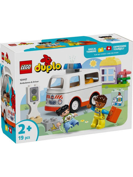 Lego Duplo Ambulance & Driver για 2+ Ετών 10447